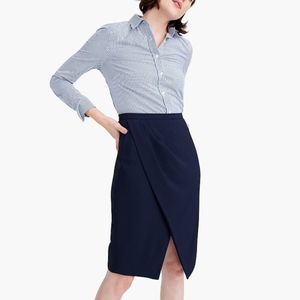 NWT JCrew 365 Asymmetrical Pencil skirt